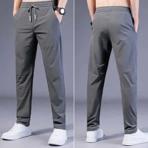 (Buy 1 Get 1 Free) MEN'S HIGH STRETCH SKINNY CARGO PANTS(Black & Gray)