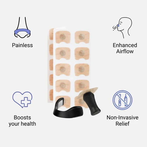 Magnetic Breathing Nasal Strip For Easy Breathing