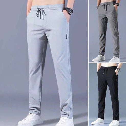 (Buy 1 Get 1 Free) MEN'S HIGH STRETCH SKINNY CARGO PANTS(Black & Gray)