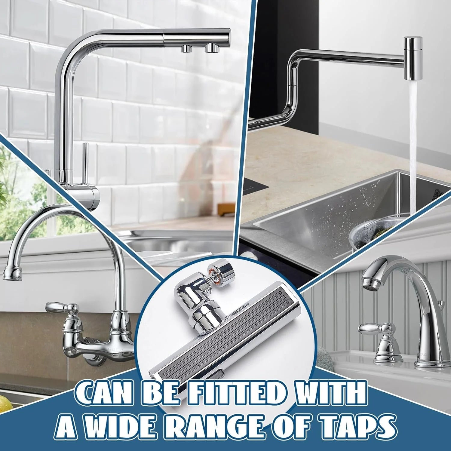 360 Waterfall 3 in 1 Kitchen Faucet