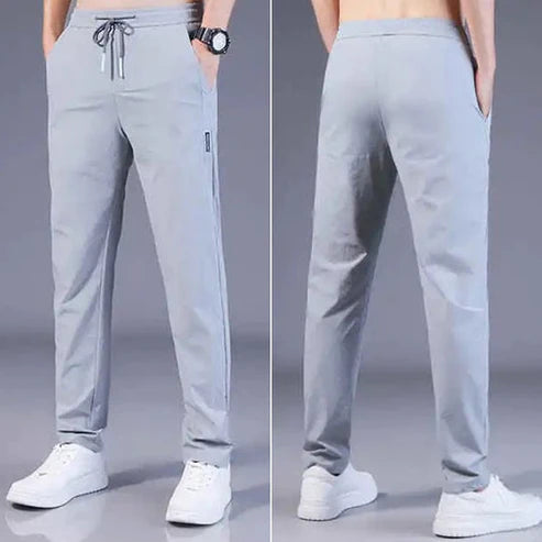 (Buy 1 Get 1 Free) MEN'S HIGH STRETCH SKINNY CARGO PANTS(Black & Gray)