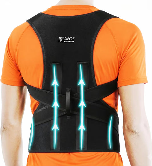 Posture Corrector Belt for Men & Women – Back Pain Relief & Spine Support (Adjustable & Comfortable)