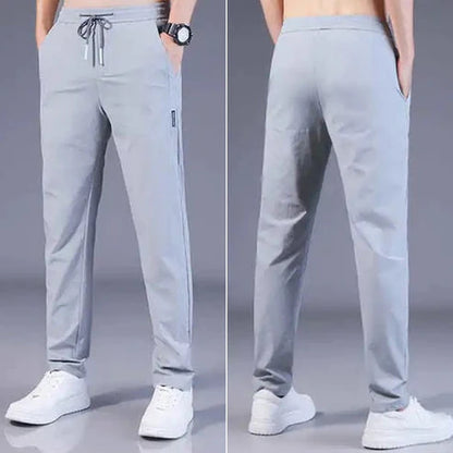 (Buy 1 Get 1 Free) MEN'S HIGH STRETCH SKINNY CARGO PANTS(Black & Gray)