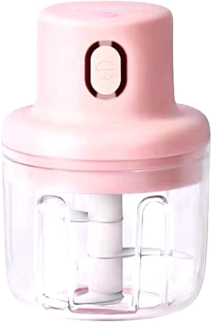 “Electric Mini Vegetable Chopper – USB Rechargeable | 250ml | Fast Kitchen Cutter”
